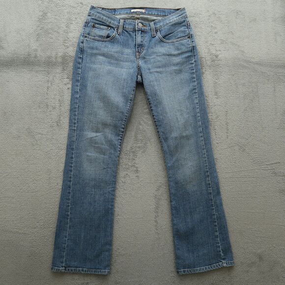 Levi's 529 Jeans Women's Size 8M Blue Low-Rise Curvy Bootcut Denim 31" Inseam - Picture 1 of 16